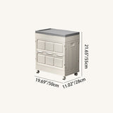 Modern Minimalist Foldable Rectangular PP Plastic Storage Cabinet, Large-Capacity 1-Door for Living Room & Bedroom
