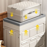 Modern Minimalist Foldable Rectangular PP Plastic Storage Cabinet, Large-Capacity 1-Door for Living Room & Bedroom