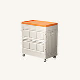 Modern Minimalist Foldable Rectangular PP Plastic Storage Cabinet, Large-Capacity 1-Door for Living Room & Bedroom