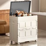 Modern Minimalist Foldable Rectangular PP Plastic Storage Cabinet, Large-Capacity 1-Door for Living Room & Bedroom