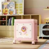 Modern Art Deco Cartoon Astronaut Rectangular PP Plastic Foldable Movable Storage Cabinet – 1-Cabinet for Bedroom