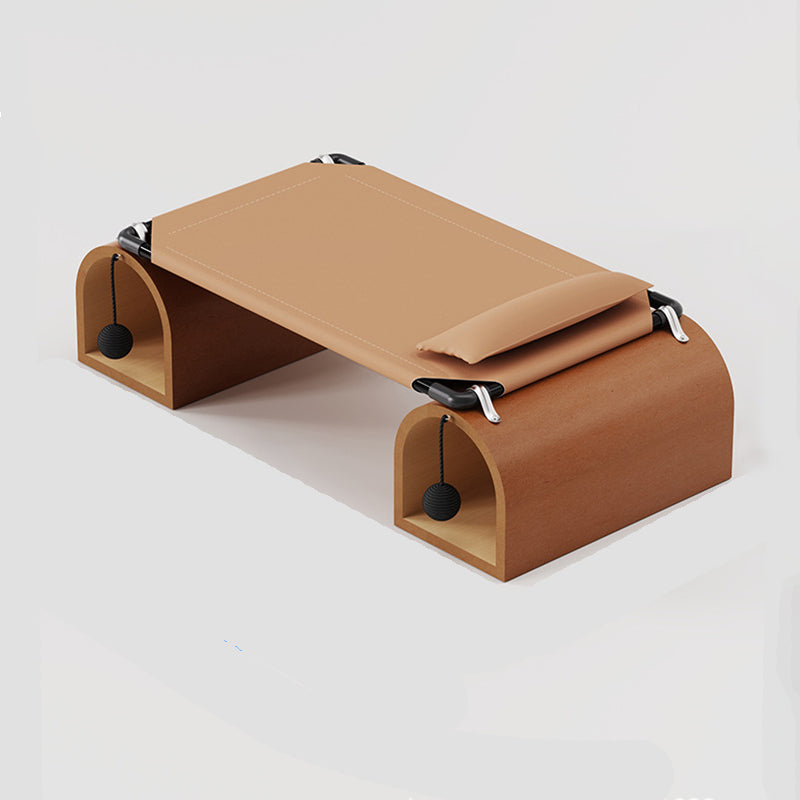 Modern Art Deco Bridge-Style Cat Bed – 1-Tier Multi-Layer Board with Iron-Tech Fabric Tunnel for Living Room