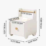 Modern Car-Shaped Kids Nightstand with 1 Drawer — Durable PE Plastic for Kids' Bedroom