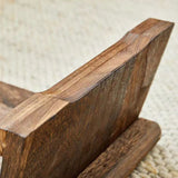 Elegant Traditional Japanese Solid Wood 2-Tier Rectangle Coffee Table for Living Room