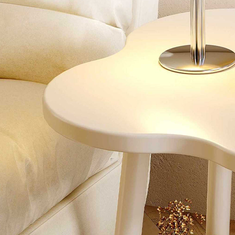 Modern Clouds Round 2-Tier Side Table for Living Room – Sleek Contemporary Accent