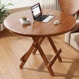 Modern Round MDF & Steel Foldable Dining Table — Space-Saving, Stylish Addition for the Dining Room