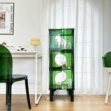 Contemporary Scandinavian PC Sideboard – Storage Rack & Display Stand with 2/3/4-Shelf Configurations for Living Room