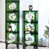 Contemporary Scandinavian PC Sideboard – Storage Rack & Display Stand with 2/3/4-Shelf Configurations for Living Room