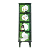 Contemporary Scandinavian PC Sideboard – Storage Rack & Display Stand with 2/3/4-Shelf Configurations for Living Room