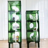 Contemporary Scandinavian PC Sideboard – Storage Rack & Display Stand with 2/3/4-Shelf Configurations for Living Room