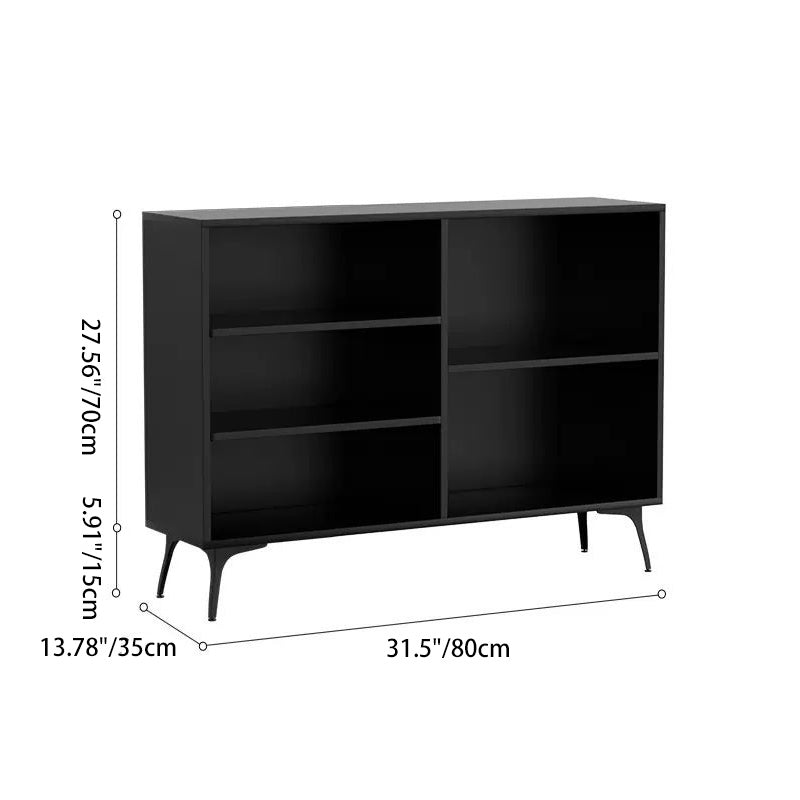 Nordic Contemporary Solid Wood Rectangular Sideboard – 5- or 7-Cabinet Multi-Functional Storage & Display Rack for Living Room