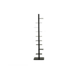 Mid-Century Modern Carbon Steel Spiral Bookshelf - 9-Tier Corner Display Rack for Home & Office