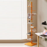 Mid-Century Modern Carbon Steel Spiral Bookshelf - 9-Tier Corner Display Rack for Home & Office