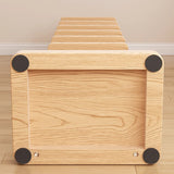 Traditional Japanese Rubberwood Corner Bookshelves — 5- or 9-Tier Standing Shelves for Study