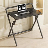 Modern Minimalist Foldable Rectangular Carbon Steel Desk for Home Office – Space-Saving & Sturdy