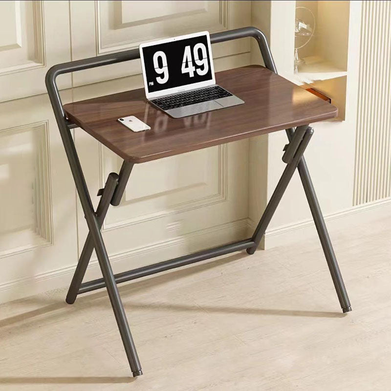 Modern Minimalist Foldable Rectangular Carbon Steel Desk for Home Office – Space-Saving & Sturdy