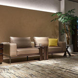 Sleek Modern Minimalist Ash Wood Side Table — Triangle-Rectangle Design for Living Room