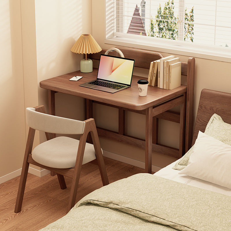 Sleek Foldable Wooden Desk — Modern Minimalist Rectangle for Home Office