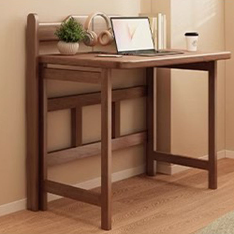 Sleek Foldable Wooden Desk — Modern Minimalist Rectangle for Home Office