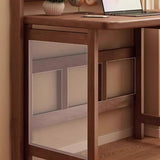 Sleek Foldable Wooden Desk — Modern Minimalist Rectangle for Home Office