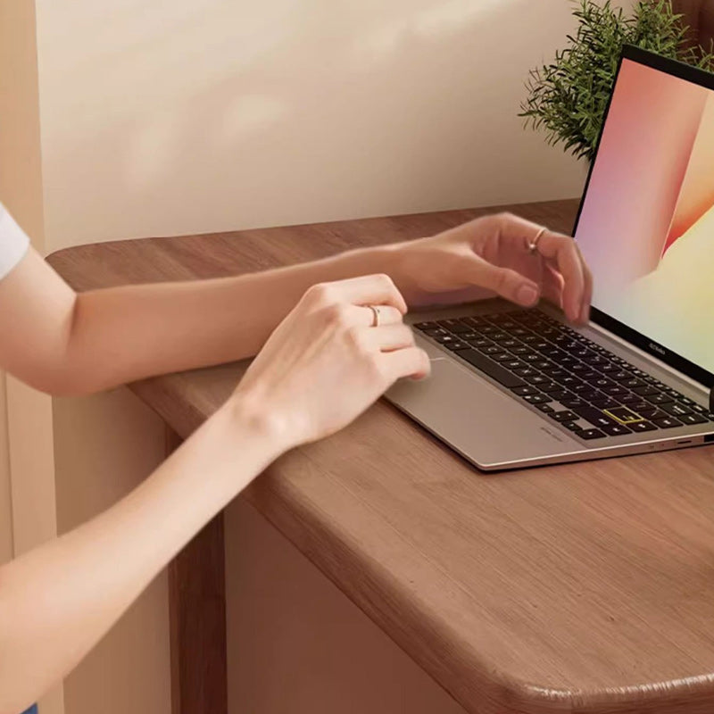 Sleek Foldable Wooden Desk — Modern Minimalist Rectangle for Home Office