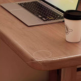 Sleek Foldable Wooden Desk — Modern Minimalist Rectangle for Home Office