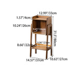 Traditional Japanese Square Bamboo Bookshelves – 3, 4, or 5-Tier Living Room Storage