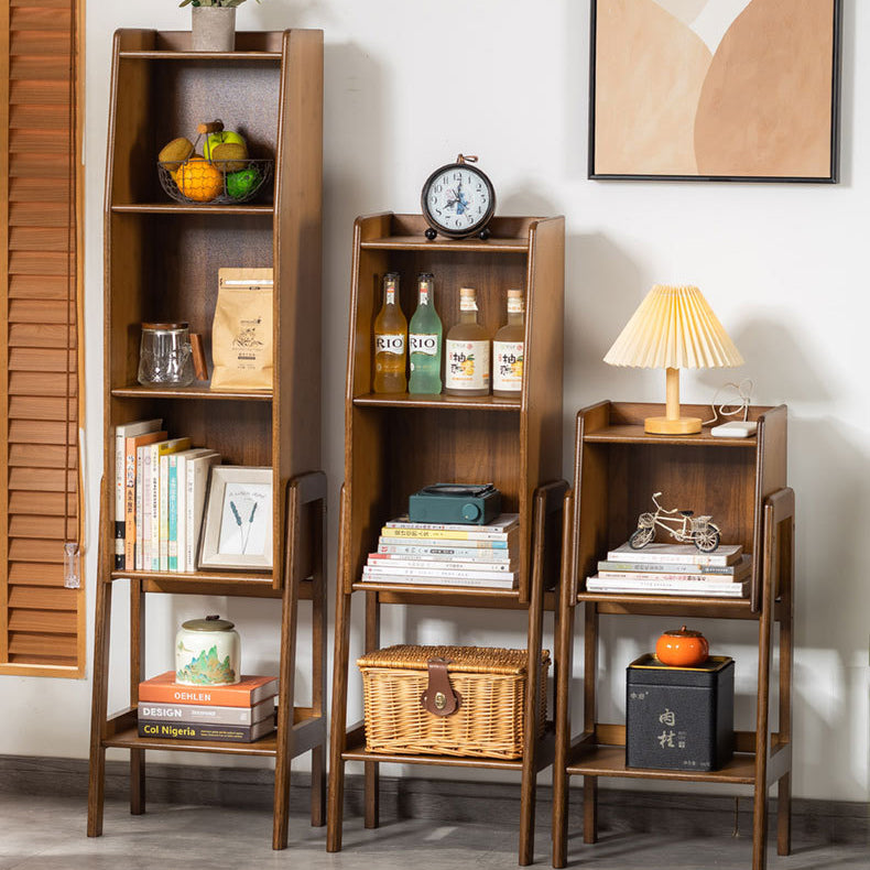 Traditional Japanese Square Bamboo Bookshelves – 3, 4, or 5-Tier Living Room Storage