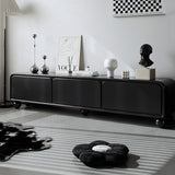 Sleek Modern Minimalist Rectangular MDF TV Stand with 3 Drawers – Stylish Living Room Storage
