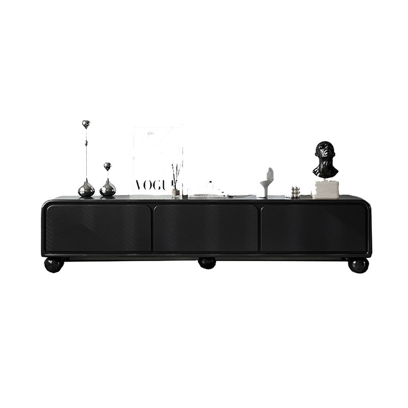 Sleek Modern Minimalist Rectangular MDF TV Stand with 3 Drawers – Stylish Living Room Storage