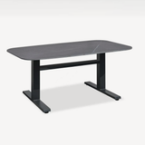 Modern Industrial Outdoor Coffee Table — Sleek Rectangular Metal Table for Patio & Backyard