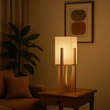 Japanese Wabi-Sabi Style Standing Floor Lamp — Minimalist, Elegant Ambient Lighting