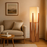 Japanese Wabi-Sabi Style Standing Floor Lamp — Minimalist, Elegant Ambient Lighting