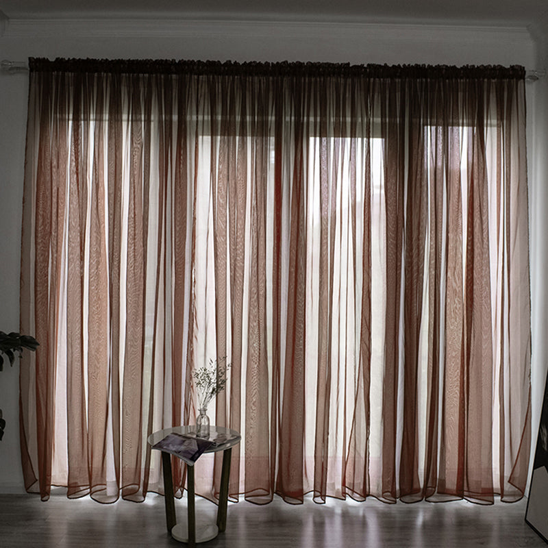 Luxurious Polyester Voile Curtain for Windows