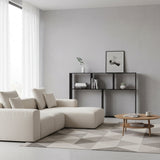 Sleek Modern Minimalist Acrylic 3-Tier Rectangular Display Rack for Living Room