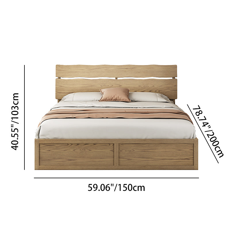 Modern Minimalist Bed Frame - Storage Box & Durable Material Blend Bed For Bedroom