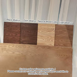 Eco-Friendly Ash Wood TV Stand – Durable Design with Ample Storage and 3-Drawer Cabinet for Living Room