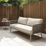 Coastal-Inspired Waterproof Aluminum Outdoor Sofa - 1/2/3-Seater for Garden & Balcony