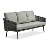 Sleek Stain-Resistant Modern Aluminum Outdoor Sofa — 1/3-Seat for Patio & Garden