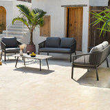 Stylish Scandinavian Outdoor Rope Sofa for Garden – 1–3 Seater for Balcony & Patio