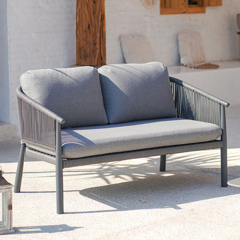 Stylish Scandinavian Outdoor Rope Sofa for Garden – 1–3 Seater for Balcony & Patio