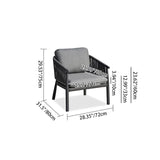 Stylish Scandinavian Outdoor Rope Sofa for Garden – 1–3 Seater for Balcony & Patio