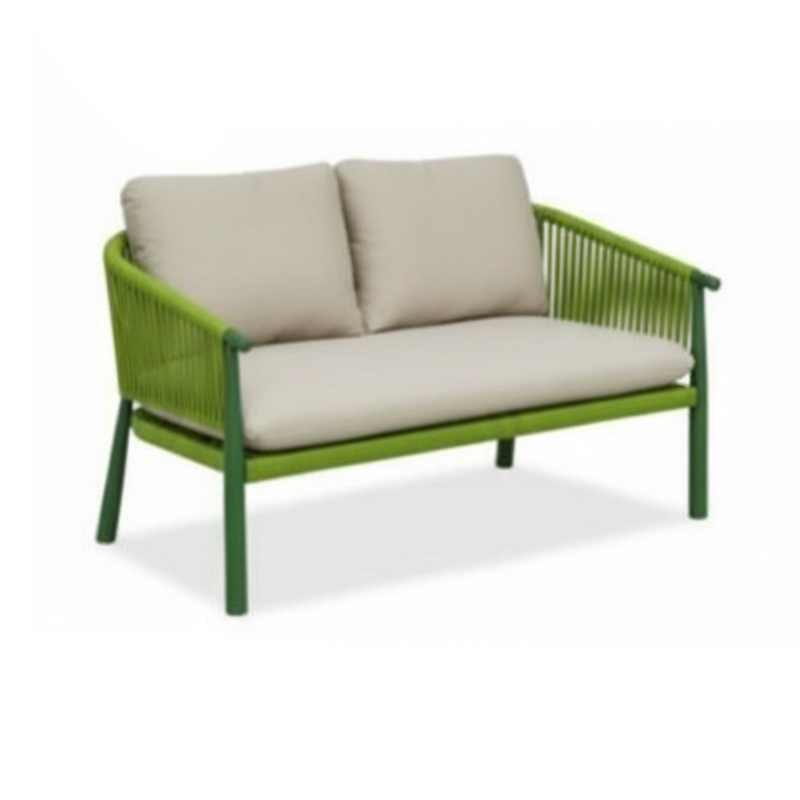 Stylish Scandinavian Outdoor Rope Sofa for Garden – 1–3 Seater for Balcony & Patio