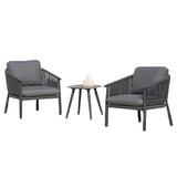 Stylish Scandinavian Outdoor Rope Sofa for Garden – 1–3 Seater for Balcony & Patio