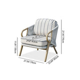Modern Scandinavian Outdoor Resin Sofa - 1/3-Seat for Balcony & Patio