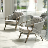 Modern Scandinavian Outdoor Resin Sofa - 1/3-Seat for Balcony & Patio