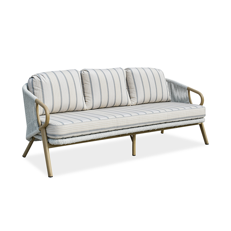 Modern Scandinavian Outdoor Resin Sofa - 1/3-Seat for Balcony & Patio