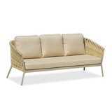 Elegant Traditional French Rope-Woven Outdoor Sofa – 1-3 Seater for Balcony & Patio