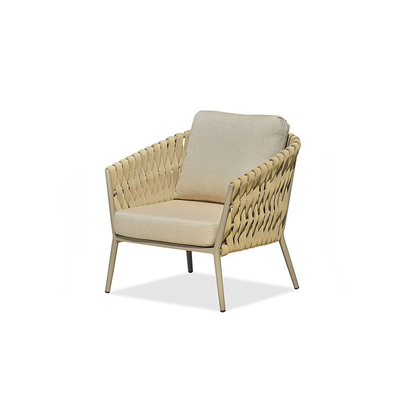 Elegant Traditional French Rope-Woven Outdoor Sofa – 1-3 Seater for Balcony & Patio