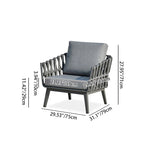 Chic Modern Outdoor Rope Sofa – 1, 2, or 3-Seater for Balcony & Patio